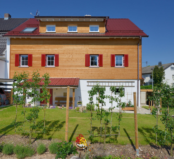 Satteldach Haus Alber Fertighaus WEISS