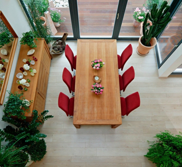 Esszimmer Haus Koch Fertighaus WEISS