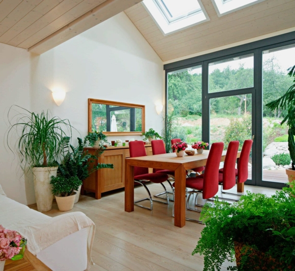 Esszimmer Haus Koch Fertighaus WEISS