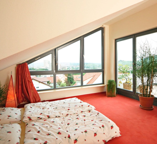 Schlafzimmer Haus Koch Fertighaus WEISS
