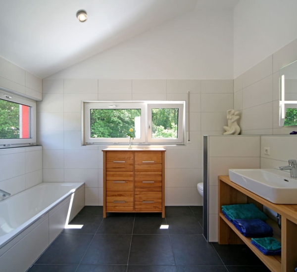 Badezimmer Haus May Fertighaus WEISS