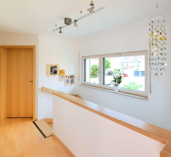 Flur Haus Moder Fertighaus WEISS
