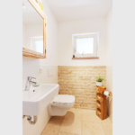 Gäste WC im Kundenhaus Seiler von Fertighaus WEISS