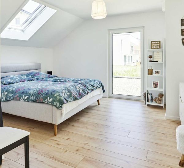 Schlafzimmer im Haus Hauser von Fertighaus WEISS