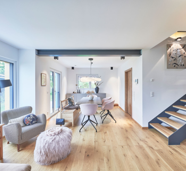 Das Esszimmer im Haus Eichinger von Fertighaus WEISS
