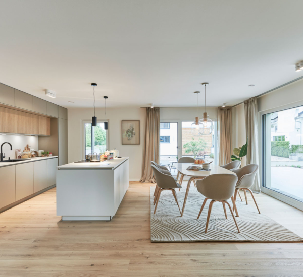 Musterhaus Urbanlife Küche und Esszimmer in Mannheim