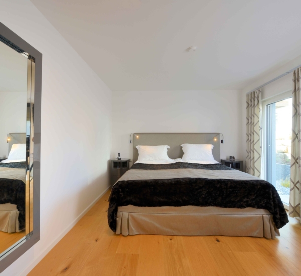Schlafzimmer Haus Geyer Holzhaus WEISS