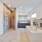 Badezimmer Kappes Holzhaus WEISS