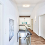 Treppe Haus Faber Holzhaus WEISS