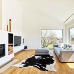 Wohnzimmer Haus Möller Holzhaus WEISS