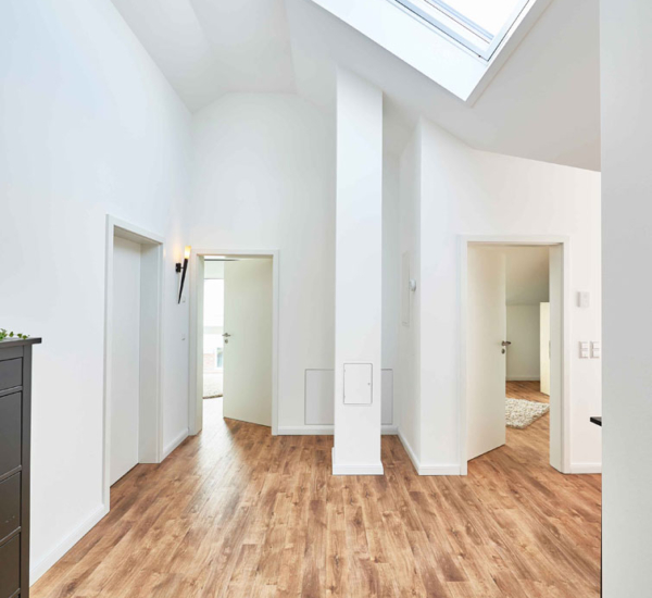 Flur Haus Schumacher Holzhaus WEISS