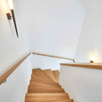 Treppe Haus Schumacher Holzhaus WEISS