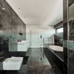 Badezimmer Haus Pudellek Holzhaus WEISS