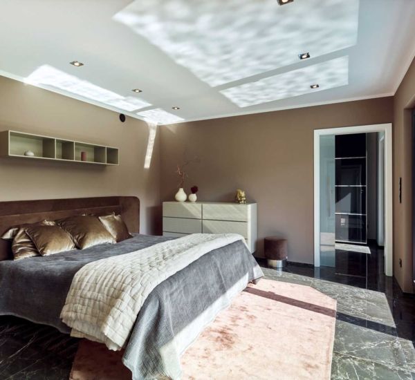 Schlafzimmer Haus Pudellek Holzhaus WEISS
