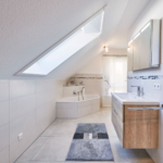 Badezimmer Haus Dahms Holzhaus WEISS