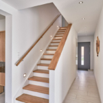 Treppe Haus Dahms Holzhaus WEISS