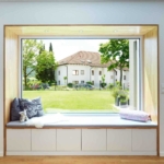 Sitzfenster Hendrich Holzhaus WEISS