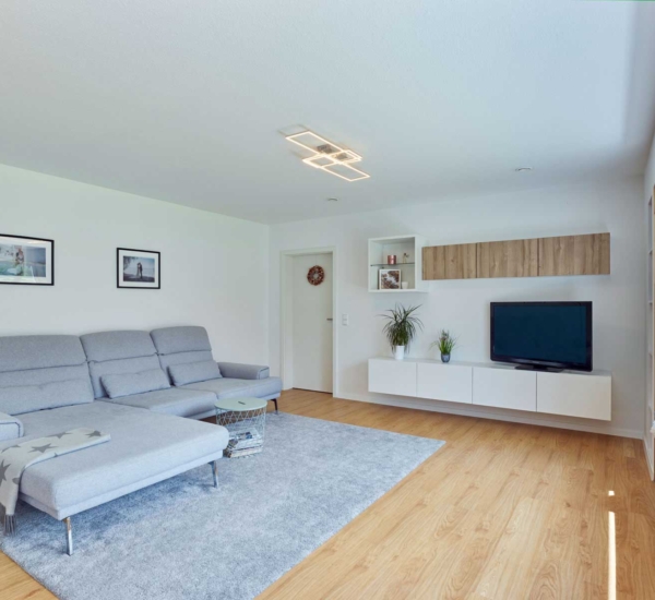 Wohnzimmer Hendrich Holzhaus WEISS