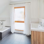 Badzimmer Haus Mosel Holzhaus WEISS