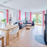 Wohnzimmer Haus Mosel Holzhaus WEISS