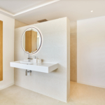 Badezimmer Haus Seyfried Holzhaus WEISS