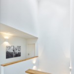 Treppe Haus Seyfried Holzhaus WEISS