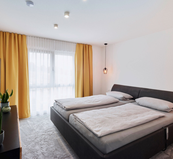 Schlafzimmer Chmel Holzhaus WEISS