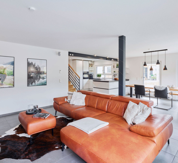 Wohnzimmer Chmel Holzhaus WEISS