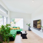 Wohnzimmer Haus Chmel Holzhaus WEISS