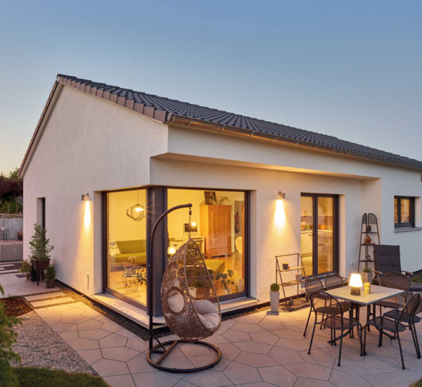 Bungalow CR Holzhaus WEISS