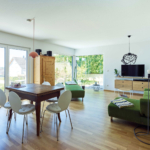 Wohnzimmer CR Holzhaus WEISS