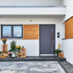 Haustür Haus Schumacher Holzhaus WEISS