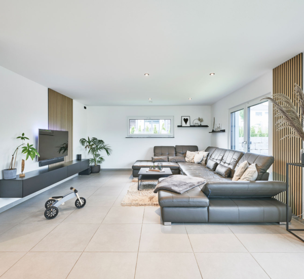 Wohnzimmer Haus Dietrich von Fertighaus WEISS