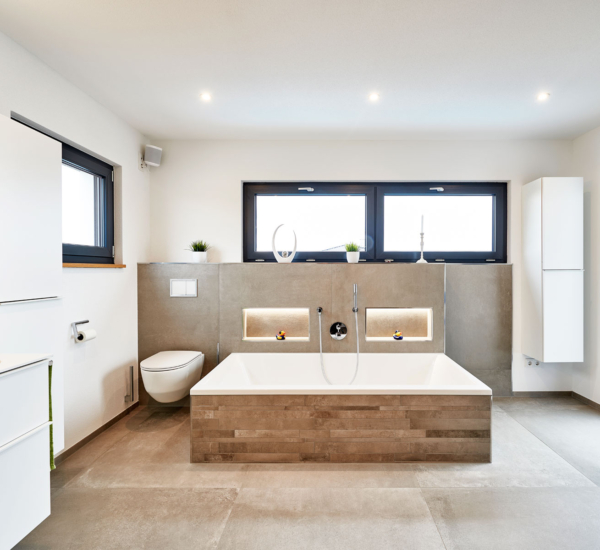 Badezimmer Haus Prokop von Fertighaus WEISS
