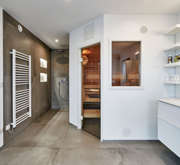 Badezimmer Haus Prokop von Fertighaus WEISS