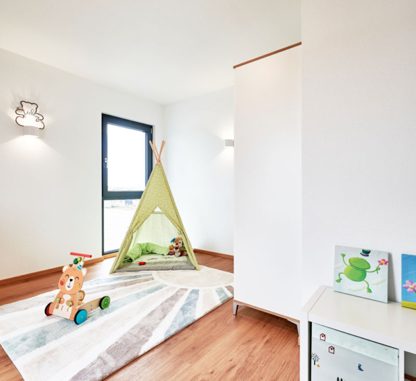 Kinderzimmer Haus Prokop von Fertighaus WEISS