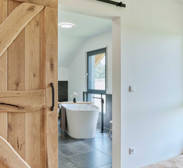 Badezimmer Haus Schlemmel von Fertighaus WEISS