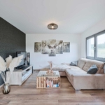 Wohnzimmer Haus Schlemmel von Fertighaus WEISS