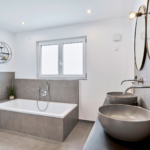 Haus Troglia von Fertighaus WEISS - Badezimmer