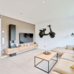 Wohnzimmer Haus Troglia von Fertighaus WEISS